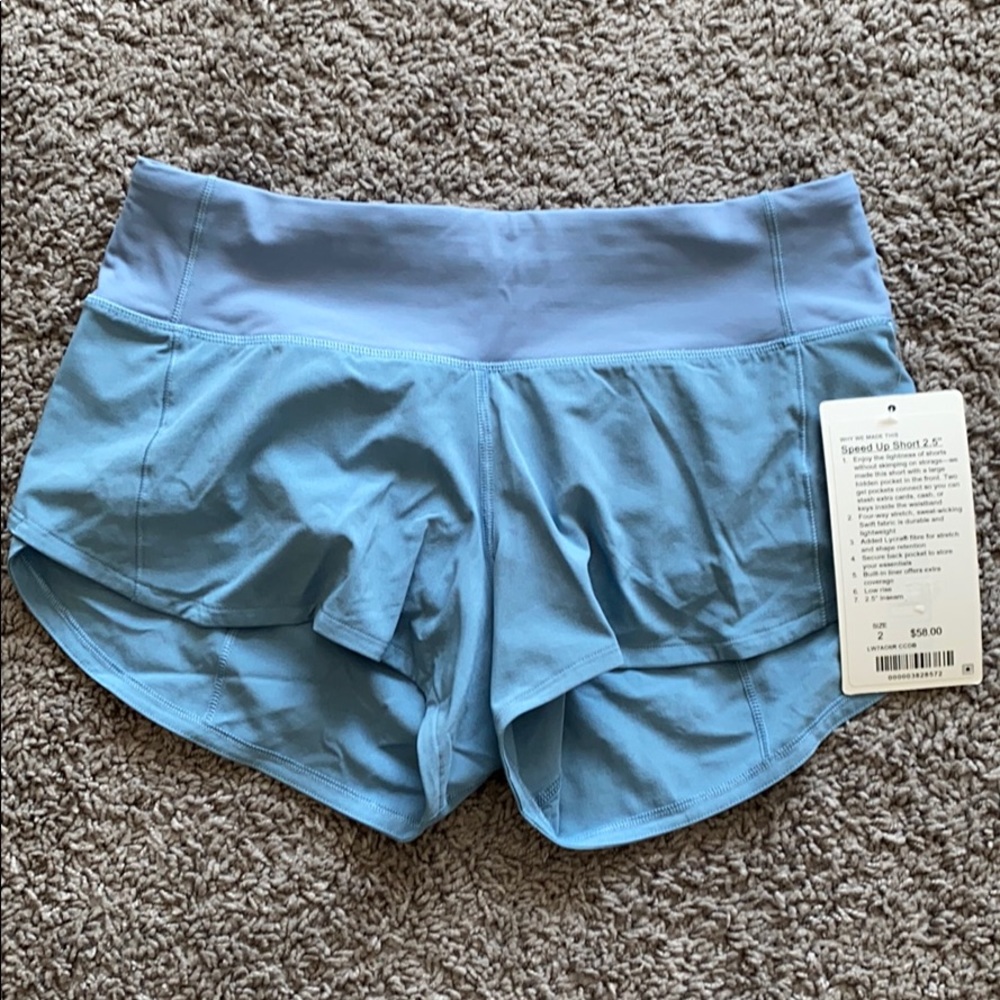 Lululemon Speed Up Shorts 2.5”